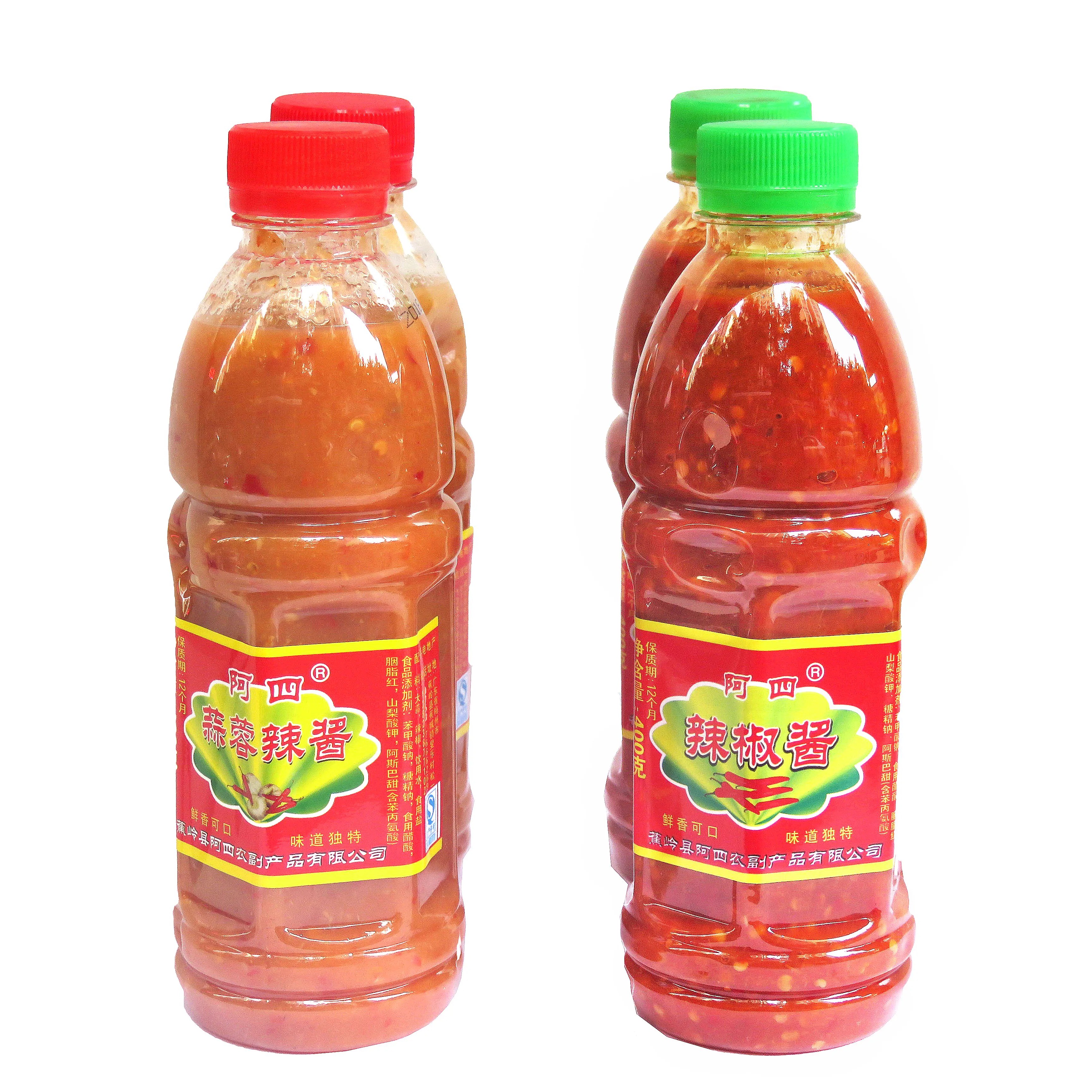 瓶装广东梅州县客家特产蕉岭阿四蒜蓉辣酱 腌面火锅酸甜椒调味料 - 图0
