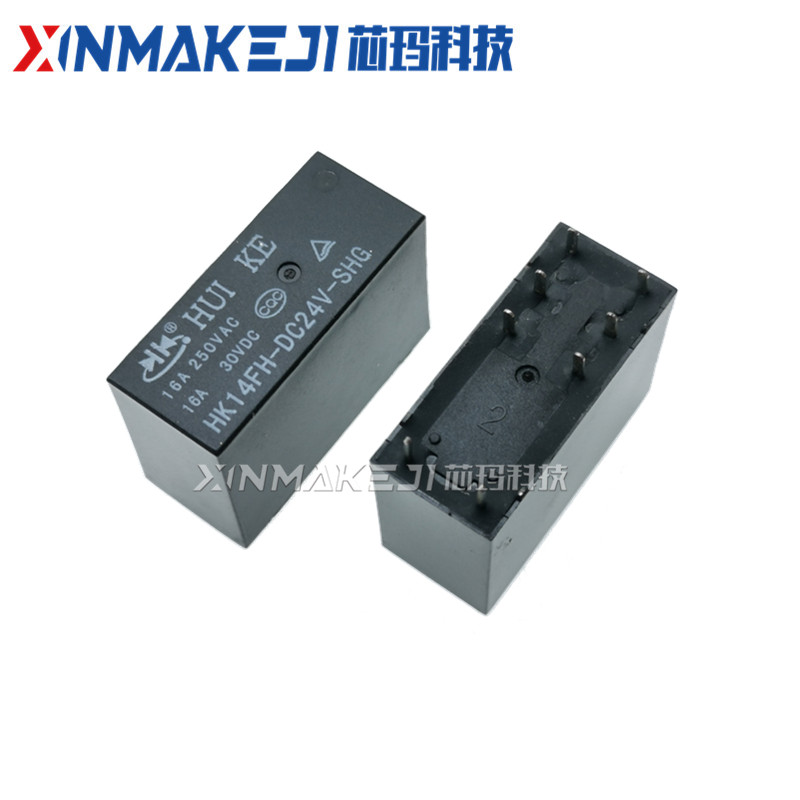 HK14FH- DC5V 12V 24V- SHG汇科继电器 8脚 16A 250VAC_虎窝淘