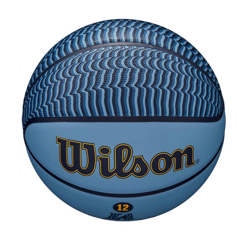 代购Wilson威尔胜篮球耐磨防滑气密性好耐用12号Ja Morant蓝色 - 图3