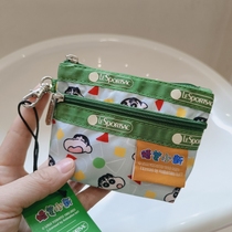 2023 New Products Mini Cartoon Double Layer Zero Wallet Creative Key Bag Hook Bag Cute Documents Bag more than 3394 Color