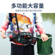 Stream fishing fanny pack equipment rock zebra mouth fishing gear