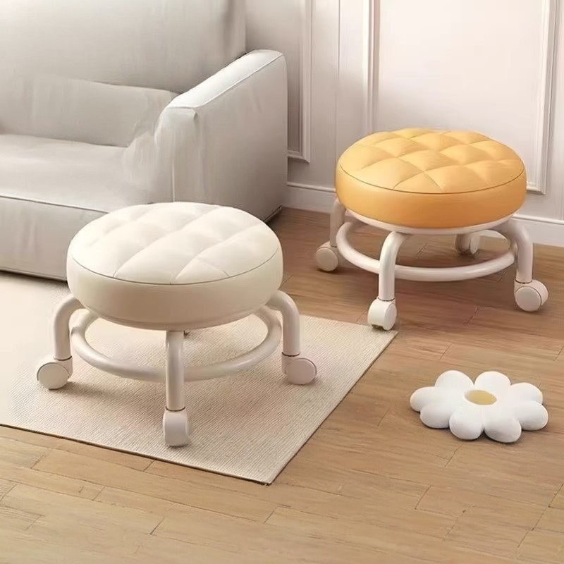 德国品质万向轮小凳子家用滑轮矮凳儿童板凳小椅子圆凳移动沙发凳,淘宝优惠券,粉丝福利购,淘宝优惠卷