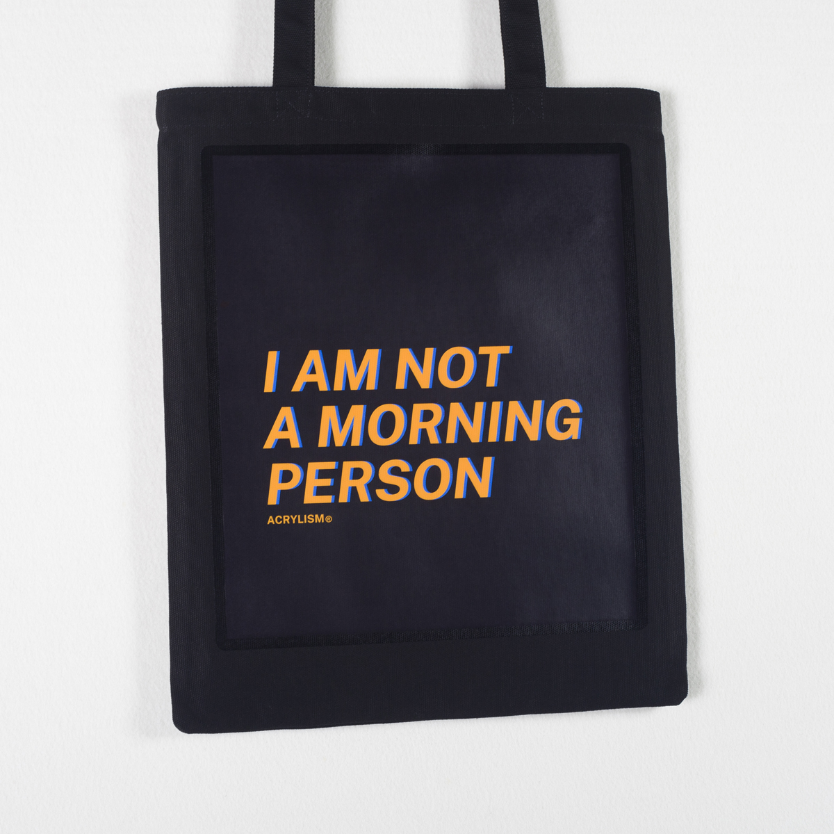 #0079# i am not a morning person 环保袋  帆布袋 ACRYLISM® - 图0