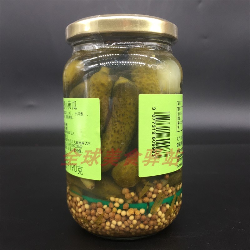 Cornichons Gherkins In Vinegar法国进口高洛醋浸小黄瓜青瓜仔 - 图3