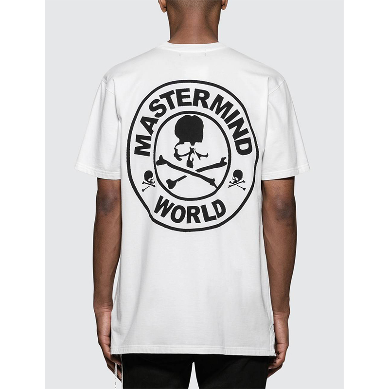 2022ss日本骷髅头黑白灰潮牌MMJ MASTERMIND WORLD SSTshirt短袖-图2