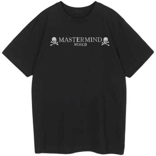 2026暗黑潮牌骷髅王MASTERMIND WORLD休闲宽松高街小众T恤短袖 - 图3