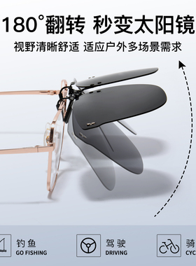 GECLL高清偏光墨镜夹片