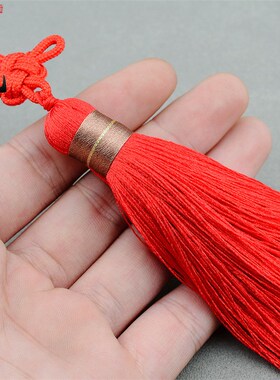 手工编织吉祥结流苏穗子汽车挂件胖流苏同心结古琴扇子挂饰小饰品