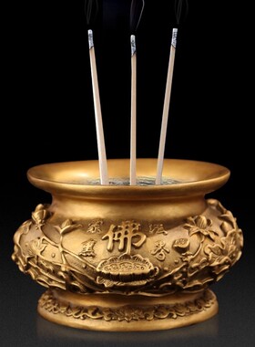 佛字莲花香炉