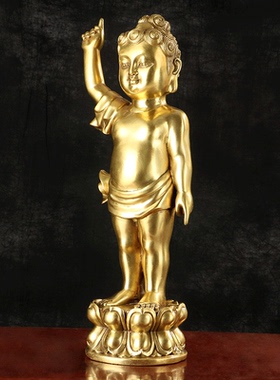 纯铜释迦摩尼供奉镇宅风水佛像