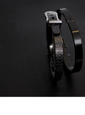 不锈钢高档金属手链质感