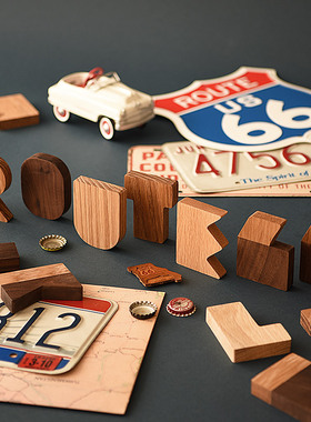 原创木质样板间橱窗拍摄道具