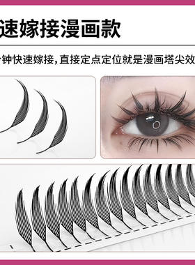 Fake eyelashes, wings grafting, beautiful eyelashes假睫毛