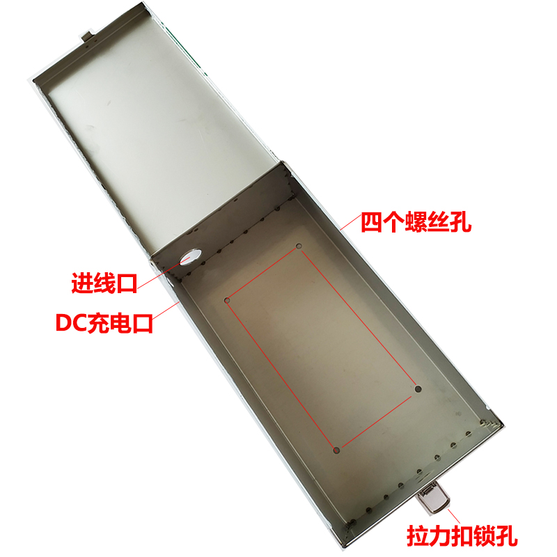 定制不锈钢电瓶车盒子电动车三轮车锂电池手提外壳防盗防水电池箱