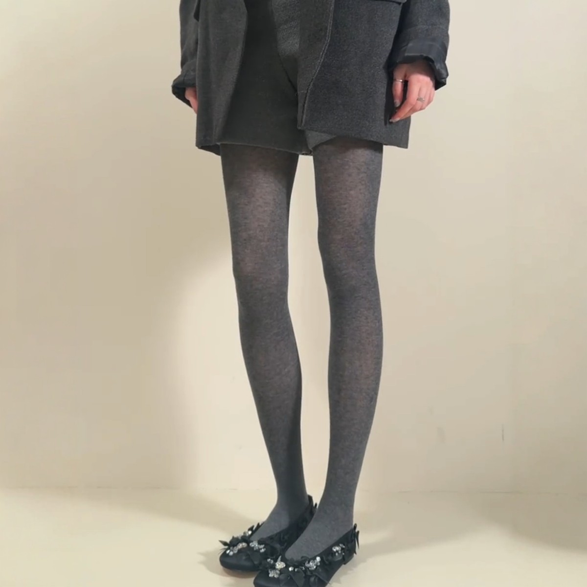 灰色微透连裤袜女秋冬格雷系显瘦外穿高级感秋冬高弹打底裤不掉档,淘宝优惠券,粉丝福利购,淘宝优惠卷