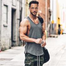 nk top men fitness shirt muscle guys sleeveless west Tanktop