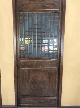 中式实木花格门窗东阳东阳木雕