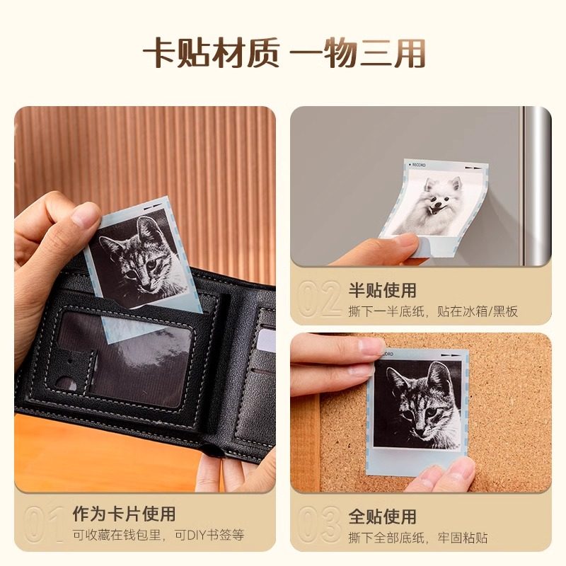 精臣B21Pro高清版照片打印机300dpi家用小型黑白照片相片爱豆小卡图片简笔画手账贴纸家用手持蓝牙图像打印机