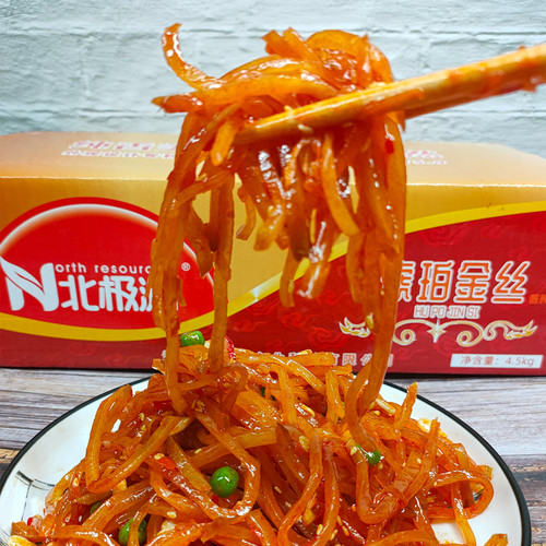 北极源琥珀金丝酱菜商用整箱香辣芥菜丝咸菜自制爽口即食五仁金丝 - 图0