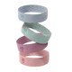 Knitted hip circle that does not break or curl for strength training