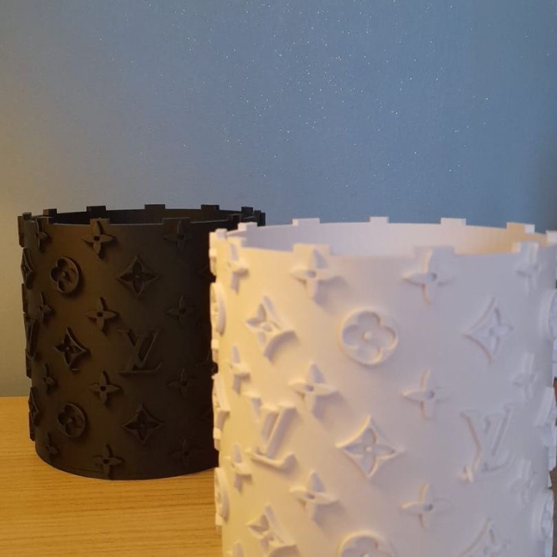 3D打印LV化妆笔文具收纳防水桌面办公室卧室摆摊夜市批发 - 图0