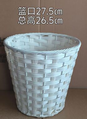 七夕手工柳条花艺提篮
