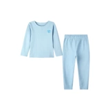 Детское удерживающее тепло нижнее белье, антибактериальный комплект для мальчиков, бархатная пижама, демисезонное термобелье