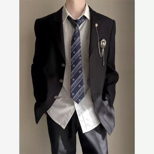 Униформа, куртка для школьников, японская школьная юбка, значок, рубашка, штаны