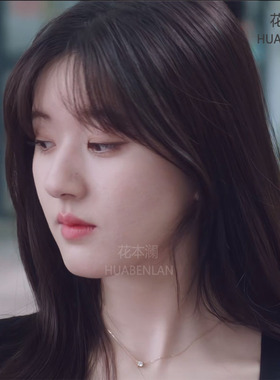 许我耀眼赵露思桑稚同款项链锁骨链超细金色一颗钻锆石钛钢简约