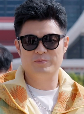 五哈陈赫同款墨镜黑色方框显脸小户外遮阳防晒明星百搭太阳镜眼镜