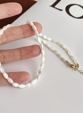 玫瑰的故事万茜苏苏同款珍珠项链2024新款仿珍珠高级感锁骨链颈链