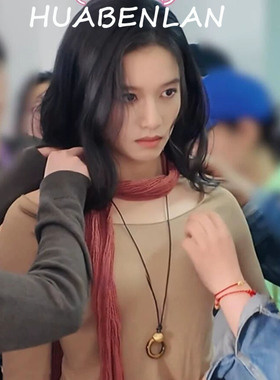 野狗骨头张婧仪苗靖同款项链圆环