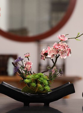 中式家居装饰仿真梅花花