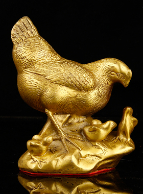 瑞君黄铜祝福办公区摆件