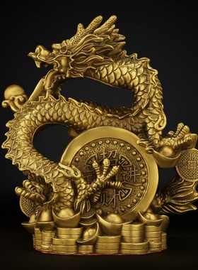 黄铜材质祝福中式客厅