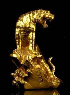 瑞君黄铜祝福中式办公区摆件