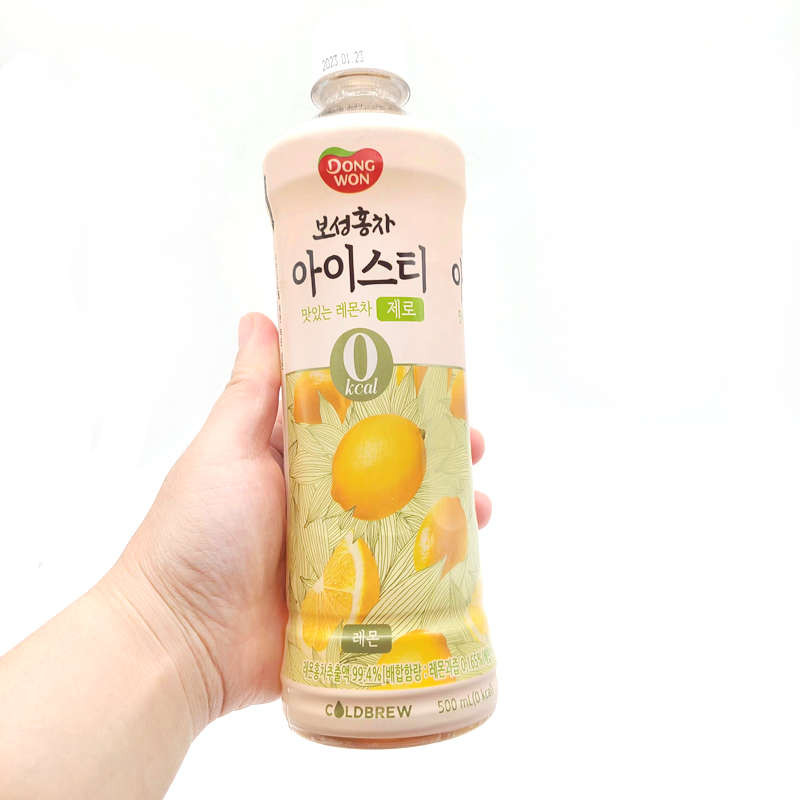 现货5瓶包邮500ml*5韩国进口东远dongwon水蜜桃/柠檬饮品 - 图2