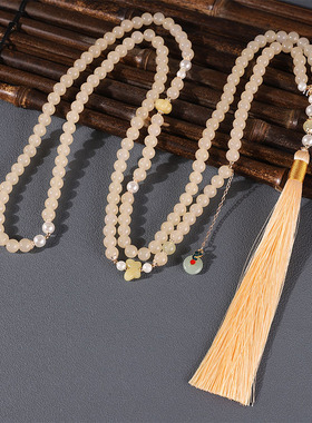 2026新款中式璎珞背云项链女古风旗袍毛衣链长款斜挎链装饰衣服