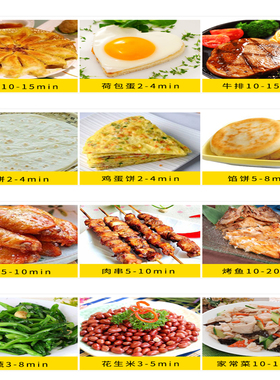 宜中304不锈钢烤肉平底锅电饼铛