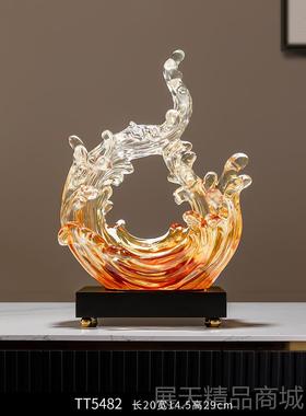 正品风生水视起摆件家居饰品现装代客厅招财艺品工电柜办公室酒柜