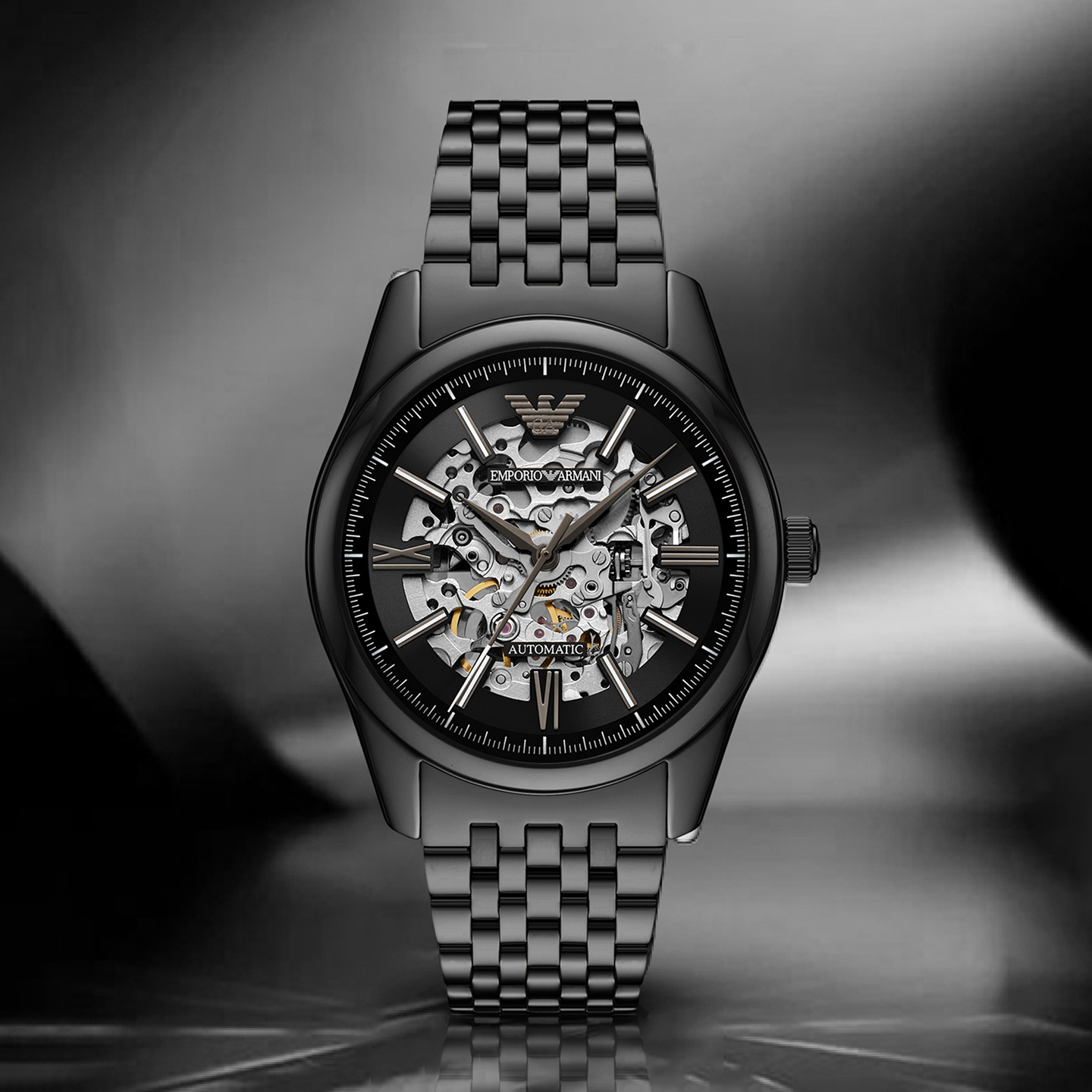 Armani Armani watch men's mechanical watch new sports fashion hollow automatic AR60093