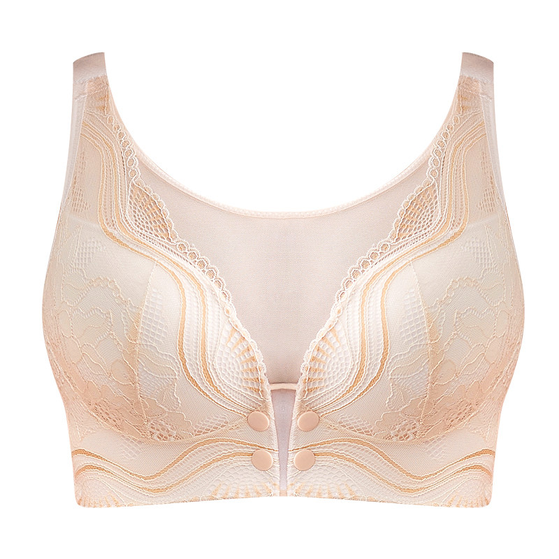 哺乳大罩杯喂奶防下垂聚拢有型胸罩 欣酷妃哺乳文胸