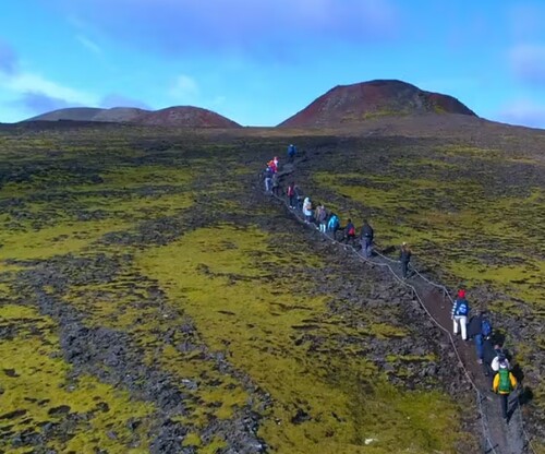 冰岛 雷克雅未克休眠火山内部探险之旅(市区接送+专业导游带领) - 图1