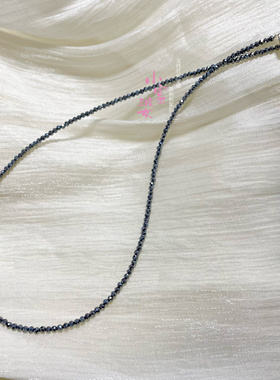 真品天然太赫兹锁骨链尖晶石项链女款甜美文艺简约时尚小清新潮人