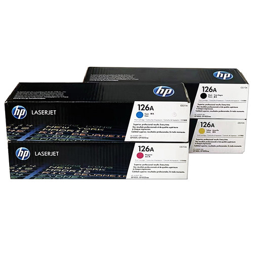 正品原装 惠普CE310A粉盒黑色惠普1025硒鼓 HP126A粉盒 惠普CP1025nw M175a M275彩色激光打印机硒鼓一体机 - 图2