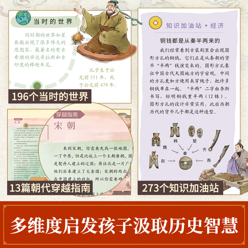 【正版赠音频】歪歪兔一读就通的中国历史给儿童的二三四五六年级必读的课外书籍7-14岁小学生中华上下五千年成语故事书籍-图1