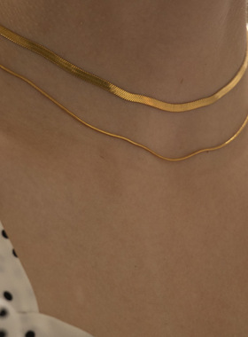 CHOKER新款金属INS风锁骨链