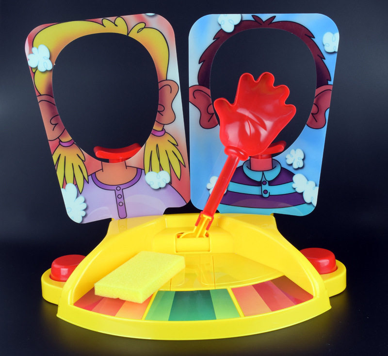 双人奶油打脸机巴掌拍脸机蛋糕单人整蛊游戏亲子互动玩具抖音同款 永嘉尚名商贸 淘优券