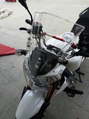 新街火223 彪影 战神 KP150 RX FZ1N FZ6N改装挡风玻璃 风挡玻璃 - 图2
