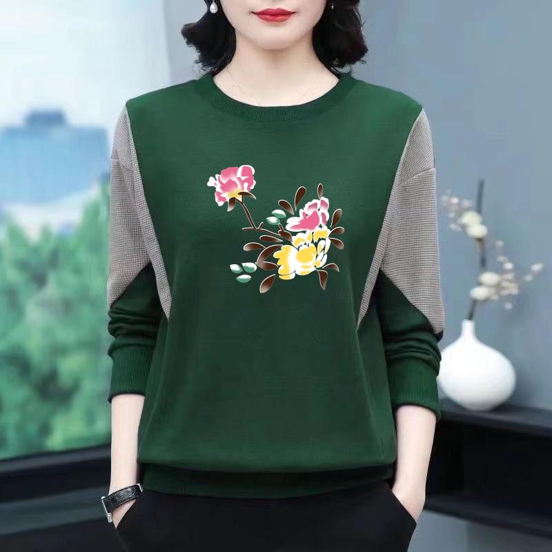 清仓外贸捡漏专柜大牌妈妈装中老年女士加绒加厚卫衣女装长袖上衣